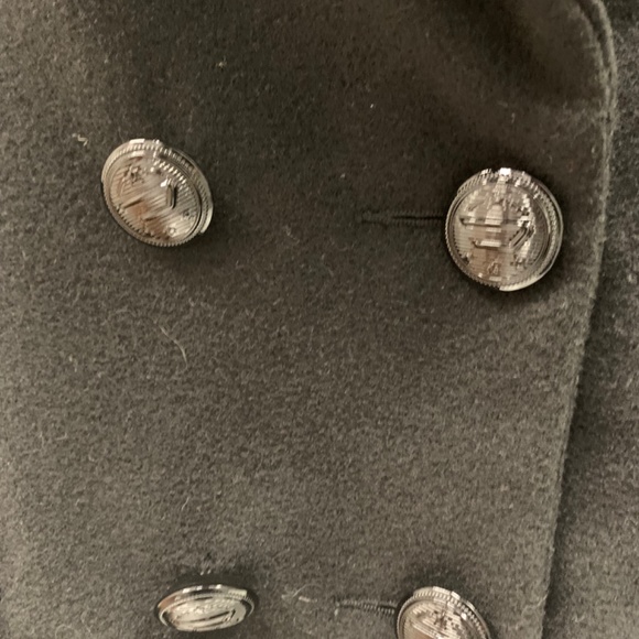 Diesel Girls trendy coat size 7 black - Picture 3 of 5